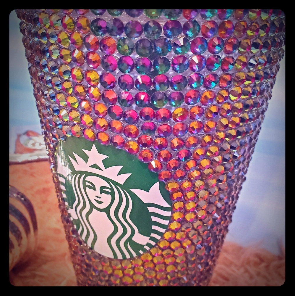 Starbucks Swarovski certified crystals tumbler
